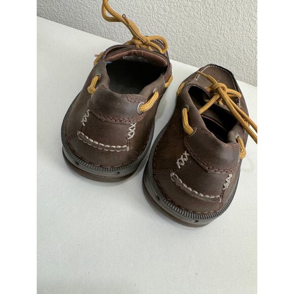 Men’s Columbia Dockside Boat Loafers Brown Leather 7 - Picture 4 of 13